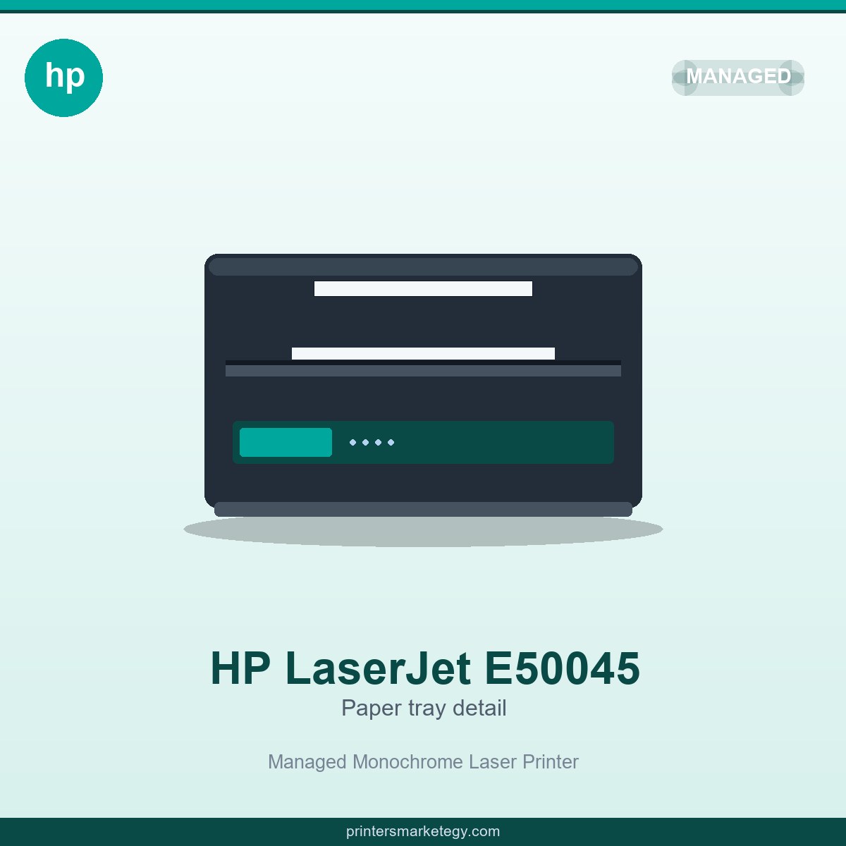 HP LaserJet E50045 الصورة 3