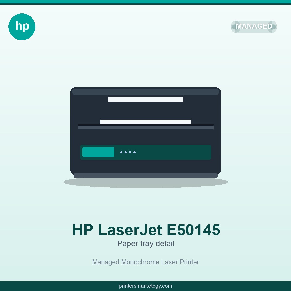 HP LaserJet E50145 الصورة 3
